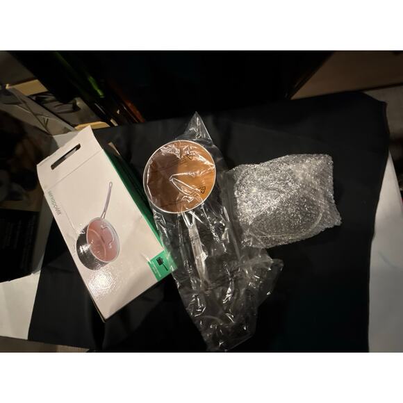 Servapetit-3QT Copper Sauce Pan w/Lid - new in box - Picture 3 of 5